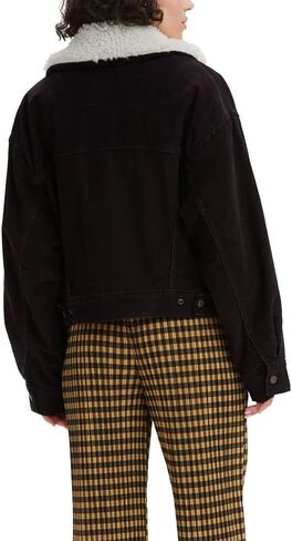 Levi's Women's Sherpa Baby Baggy Trucker in Saudi Arabia