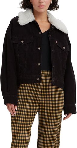 Levi's Women's Sherpa Baby Baggy Trucker in Saudi Arabia