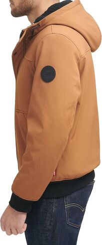 Levi's Men's Mixed Media Hoodie Bomber in Saudi Arabia