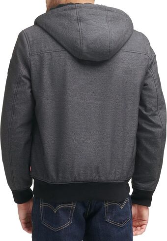 Levi's Men's Mixed Media Hoodie Bomber in Saudi Arabia
