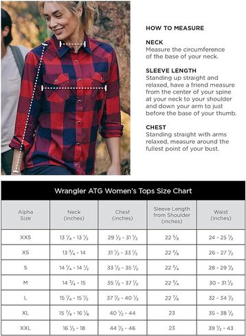 تي شيرت ATG by Wrangler نسائي بأكمام قصيرة وجيب محبوك in Kuwait