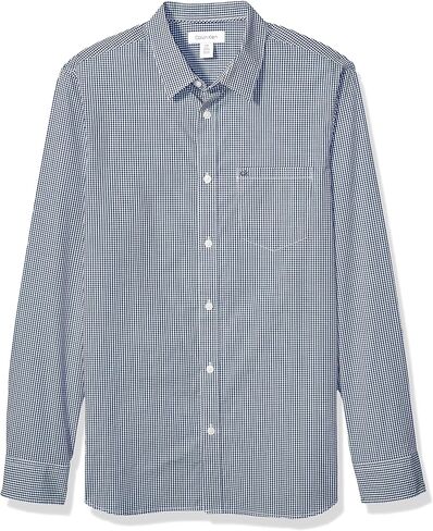 Calvin Klein Men's Extra Fine Cotton Button Up Shirt in Kuwait