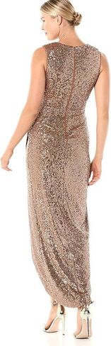 فستان نسائي بدون أكمام برقبة على شكل حرف V مع فستان خصر مطوي من Calvin Klein in Kuwait