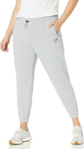 Calvin Klein Performance Women's Plus Size Logo Slim Fit Elastic Cuff Jogger in Saudi Arabia