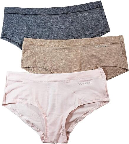 Calvin Klein Women's Stretch Hipster Underwear (Pink Grey Tan, Large) in Saudi Arabia