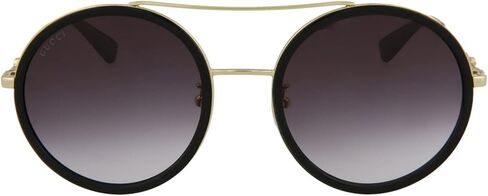 Gucci Womens UV Protection Fashion Round Sunglasses Gold 56mm in Saudi Arabia