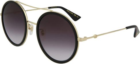 Gucci Womens UV Protection Fashion Round Sunglasses Gold 56mm in Saudi Arabia