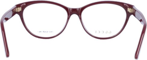 Gucci Gucci-Logo GG0766OA 003 Eyeglasses Women's Burgundy Optical Frame 54mm in Saudi Arabia