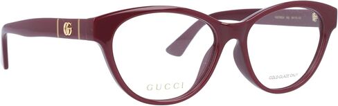 Gucci Gucci-Logo GG0766OA 003 Eyeglasses Women's Burgundy Optical Frame 54mm in Saudi Arabia