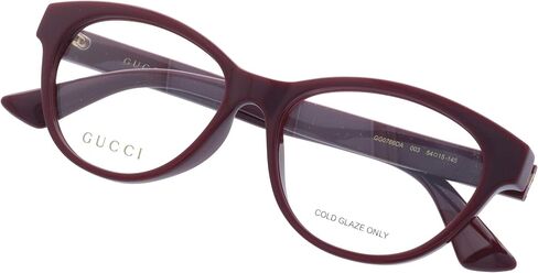 Gucci Gucci-Logo GG0766OA 003 Eyeglasses Women's Burgundy Optical Frame 54mm in Saudi Arabia