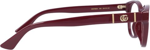 Gucci Gucci-Logo GG0766OA 003 Eyeglasses Women's Burgundy Optical Frame 54mm in Saudi Arabia