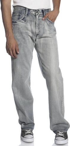 Levi's Men's 569 Loose Straight Pocket Treatment Jean, Super Bleached, 32x30 in Saudi Arabia
