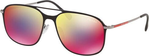 Sunglasses Prada Linea Rossa PS 53 TS 1BO9Q1 Matte Black/Matte Gunmetal in Saudi Arabia