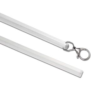 2 Pack 36 Inch Universal Drapery Pull Rod Invisible Clear Curtain Wand for Easier Opening and Back (Acrylic, 36") in Saudi Arabia
