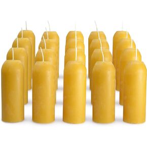 UCO 12-Hour Natural Beeswax Long-Burning Candles for UCO Candle Lanterns and Emergency Preparedness, Made in USA in Kuwait