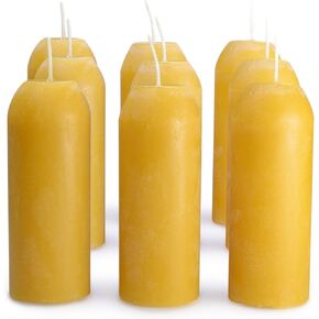 UCO 12-Hour Natural Beeswax Long-Burning Candles for UCO Candle Lanterns and Emergency Preparedness, Made in USA in Saudi Arabia