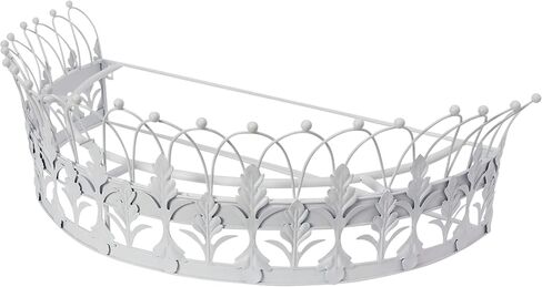 Creative Co-Op Decorative Metal Curtain or Canopy Crown, Gold Finish in Kuwait