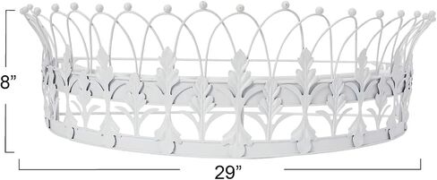 Creative Co-Op Decorative Metal Curtain or Canopy Crown, Gold Finish in Kuwait