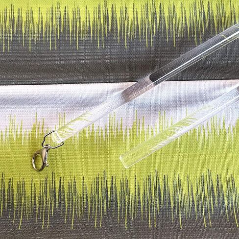 2 Pack 36 Inch Universal Drapery Pull Rod Invisible Clear Curtain Wand for Easier Opening and Back (Acrylic, 36") in Saudi Arabia