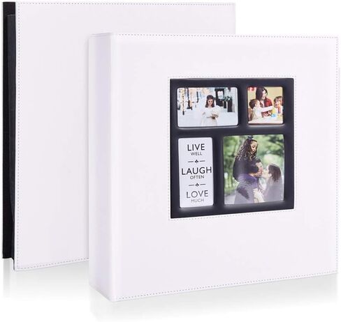 Artmag Photo Album 4x6 50 Pockets 2 Packs, Leather Cover Mini Photo Book, Can Save 100 Photos for 4x6 Pictures, Artwork or Postcard Storage (Beige) in Saudi Arabia