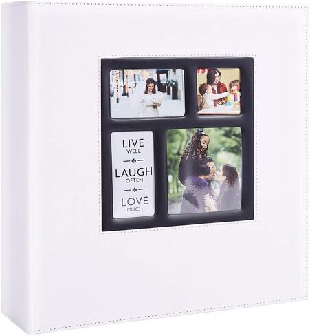 Artmag Photo Album 4x6 50 Pockets 2 Packs, Leather Cover Mini Photo Book, Can Save 100 Photos for 4x6 Pictures, Artwork or Postcard Storage (Beige) in Saudi Arabia