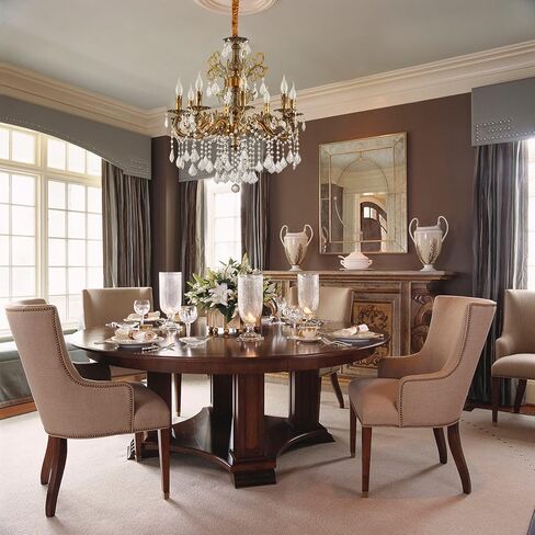 15 Light Classic Vintage Crystal Candle Chandeliers for Living Room Dining Room Foyer Entryway Antique Gold Finish in Kuwait