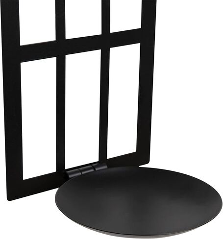 HPC Decor 15.8'' Candle Sconce Set of Two- Black Metal Candle Wall Sconces- Wall Sconce Candle Holder - Sconces Wall Decor Set of 2 for Living Room, Bathroom, Dining Room in Saudi Arabia