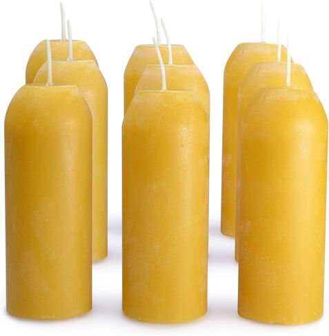 UCO 12-Hour Natural Beeswax Long-Burning Candles for UCO Candle Lanterns and Emergency Preparedness, Made in USA in Kuwait