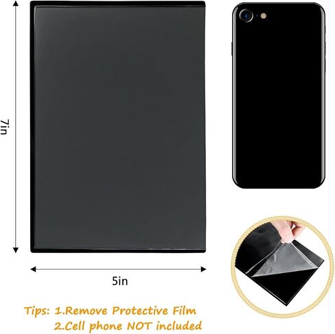 Mingting Magnetic Picture Frame, Holds 4x6 Inches Pictures, Reusable Black Magnet Fridge Photo Sleeves for Refrigerator, Locker,Office Cabinet in Saudi Arabia