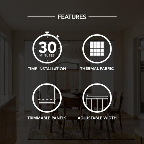 CHICOLOGY Blinds for Sliding Glass Doors , Temporary Wall , Closet Curtain , Room Door, Room Divider , Vertical Blinds , Door Blinds ,Movie Night Silver (Blackout) W:46-86 x H:Up-to 96 inches in Saudi Arabia