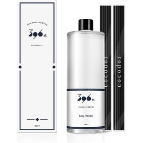 396 st. Reed Diffuser Oil Refill, Peony(Also known as Lovely Peony), 16.9oz(500ml), 10 Fiber Reed Sticks/Home Fragrance, Scented Oil Refills, Oils for Reed Diffuser, Home Décor in Saudi Arabia