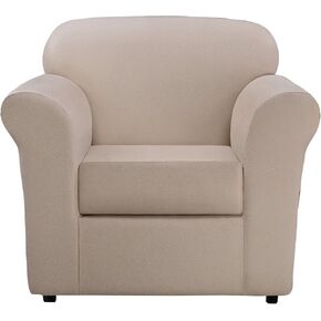 SureFit Ultimate Stretch Leather 4 PC Sofa Slipcover in Antiqued Slate in Kuwait