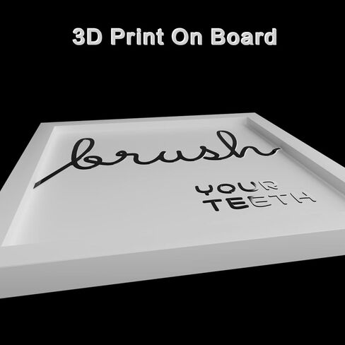 Q.Hou مجموعة ديكور جدار الحمام مكونة من 4 قطع، ديكور جداري لمنزل المزرعة الخشبي الريفي، ديكور لافتات الحمام (QH-BD8X8-BR2) in Kuwait