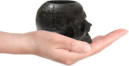 VICDUEKG 2 جهاز كمبيوتر شخصى حامل شمعة الجمجمة هيكل عظمي حاملي الشمعدان كوب Tealight مخيف ديكور قوطي الراتنج الشمعدان الحرف لجميع القديسين عيد الميلاد حزب المنزل مقبرة في الهواء الطلق بار الديكور، أبيض in Kuwait