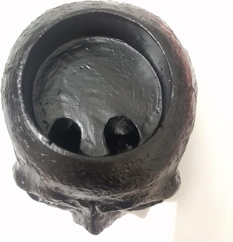 VICDUEKG 2 جهاز كمبيوتر شخصى حامل شمعة الجمجمة هيكل عظمي حاملي الشمعدان كوب Tealight مخيف ديكور قوطي الراتنج الشمعدان الحرف لجميع القديسين عيد الميلاد حزب المنزل مقبرة في الهواء الطلق بار الديكور، أبيض in Kuwait