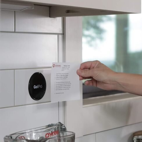 جيل برو قبضة لاصقة مضادة للانزلاق 7.62 سم لبساط مكتب تحت المنطقة / بساط مكتب الوقوف أو لحمل الهواتف - الهلام القابض يلتصق على البلاط / أرضيات الخشب الصلب أو داش السيارة، القطر 7.62 سم، أسود in Kuwait