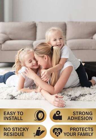 ذا جود ستاف شريط تثبيت السجاد للارضيات الخشبية الصلبة والصفائح - شريط قوي للغاية بطول 10 ياردة in Kuwait