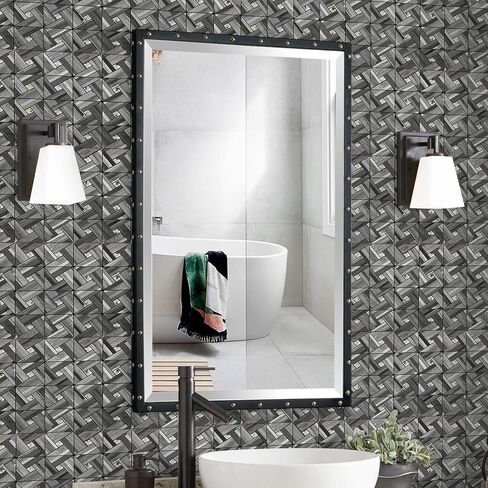 8-Sheet Peel and Stick Backsplash of Kitchen Mosaic Tiles, PVC Backsplash Kitchen Wall Decor. in Kuwait