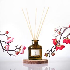 PRISTINE The Lavender Dream Reed Diffuser for Home | Fresh Lavender & Eucalyptus Room Fragrance Reed Diffusers, Oil & Room Diffusers with Reeds Stick Set | Perfect Home Fragrance Scent