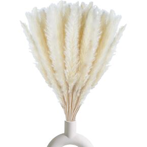 Dried Pampas Grass Decor 110 PCS Dried Plants,Dried Flowers Natural pompas Floral for Wedding, Boho Decor , Home, Rustic Party, Baby Shower Arrangement Centerpiece Table Decorations