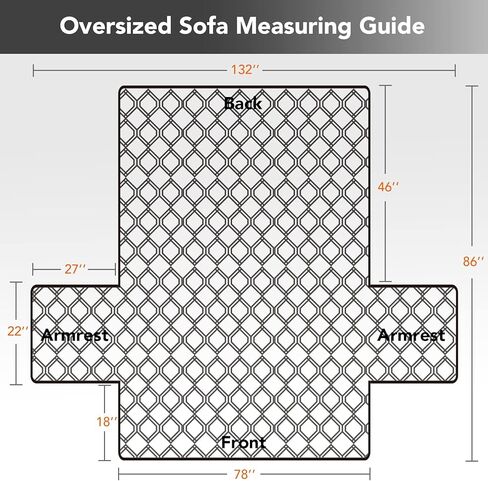 Sofa Cover, Slipcovers Chair Cover, Water Resistant Furniture Protector with Elastic Straps and Non Slip Foams, Couch Sofa Covers for Kids, Pets (Chocolate, 21'' Chair) in Kuwait