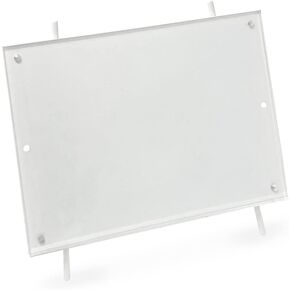 Isaac Jacobs 4x6 Black Magnetic Acrylic Metal Easel Frame (4x6 Vertical) (Black)