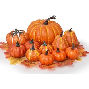 ارتيفلير اوراق شجر القيقب الاصطناعية لتزيين حفلات الهالوين وعيد الشكر والخريف والاحتفالات، 18 قطعة in Kuwait