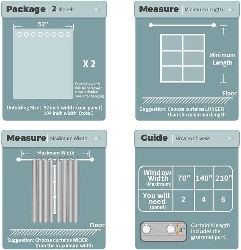 BGment Curtains 45 Inch Length 2 Panels Set for Bedroom, Grommet Thick Linen Look Burlap Textured Light Filtering Privacy Window Drapes for Farmhouse Living Room, 42 x 45 Inch, Dark Grey in Saudi Arabia