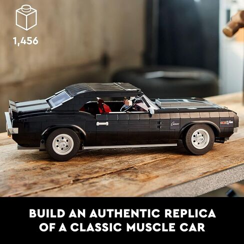 LEGO Icons Chevrolet Camaro Z28 10304, Customizable Classic Car Replica Model Building Kit, 1969 Vintage American Muscle Car, Great Gift Idea for Teens and Adults in Saudi Arabia