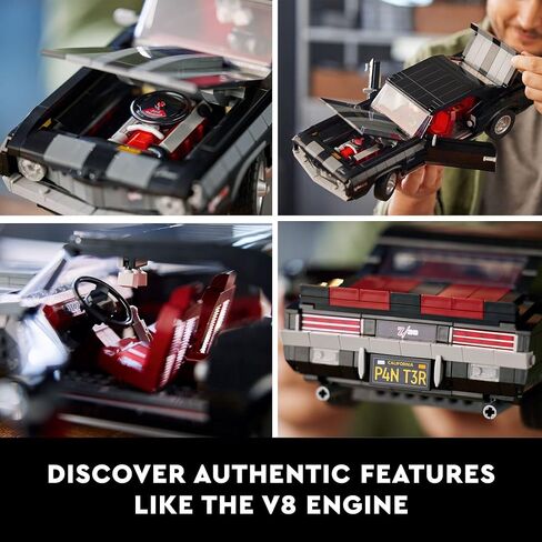 LEGO Icons Chevrolet Camaro Z28 10304, Customizable Classic Car Replica Model Building Kit, 1969 Vintage American Muscle Car, Great Gift Idea for Teens and Adults in Saudi Arabia