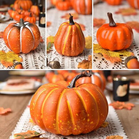 ارتيفلير اوراق شجر القيقب الاصطناعية لتزيين حفلات الهالوين وعيد الشكر والخريف والاحتفالات، 18 قطعة in Kuwait