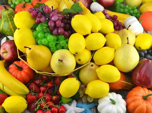 JEDFORE 5.9 Inches Artificial Grapes Cluster Rubber Frosted Grape Bundles Decorative Grapes Bunches for Vintage Wedding Favor Fruit Wine Decor Faux Fruit Props (Black, Red, Green, Purple - 12 Pack) in Kuwait