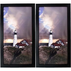 إطار صورة معرض أبيض مقاس 11 × 22 - غطاء وسائط للصحيفة - يشتمل على أجهزة تعليق مرفقة وزجاج شبكي أمامي - عرض صور وسائط متنوعة مقاس 11 × 22 بوصة عموديًا أو أفقيًا in Kuwait