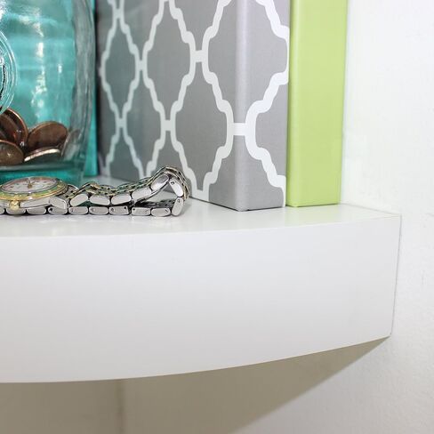 InPlace Shelving 191808 0191808 عرض × 11.8 بوصة عمق × 2 بوصة ارتفاع رف عائم قابل للتركيب على الحائط مع أقواس غير مرئية، مادة بناء الإسبريسو، 11.8 بوصة عرض × 11.8 بوصة عمق × in Kuwait